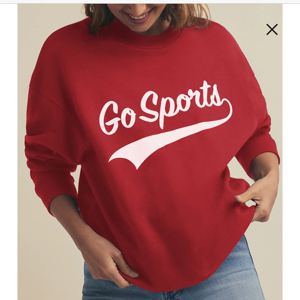 Red Go Sports Women's Sweater by Favorite Daughter